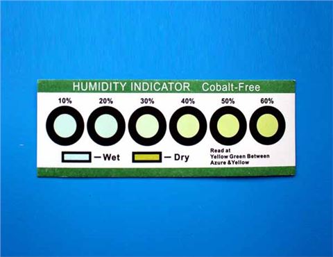 六點濕度指示卡